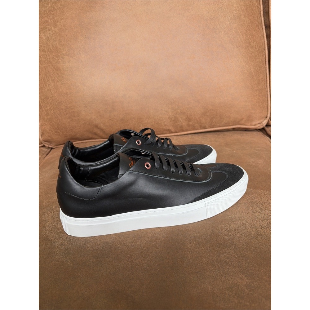 Good Man Brand Prospect Sneakers Black Leather Suede Size 9 Goodman New - Picture 3 of 6